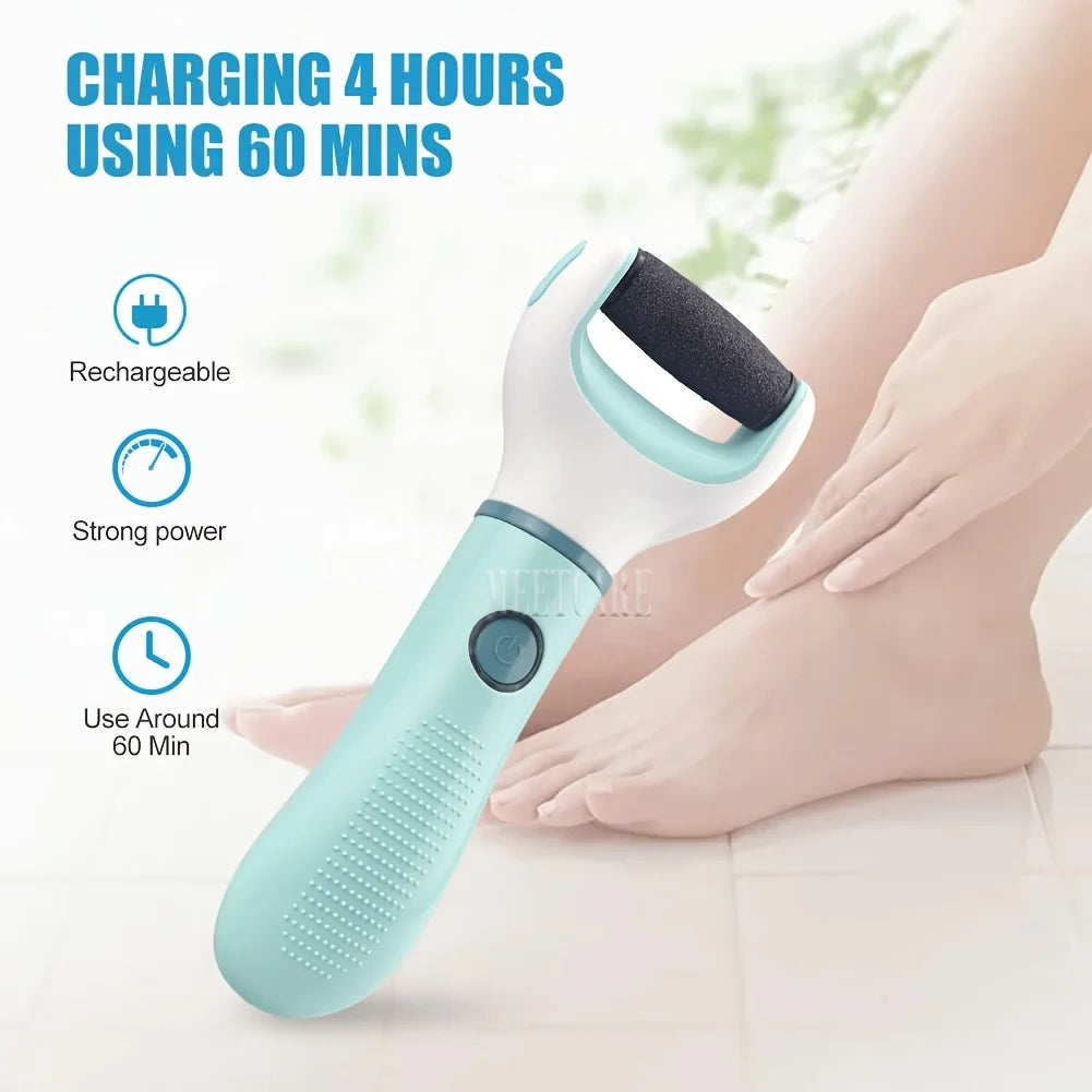 NoHign Electric Foot Grinder Waterproof Pedicure Tool for Dead Skin