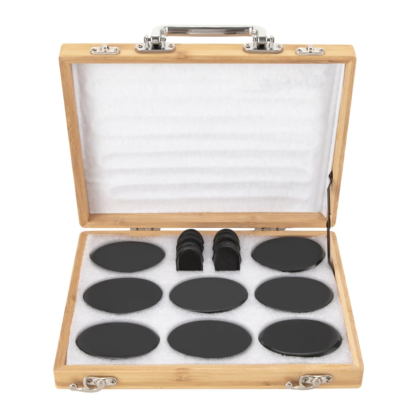 Bymaocar 16 Piece Hot Stone Massage Set With Digital Controller